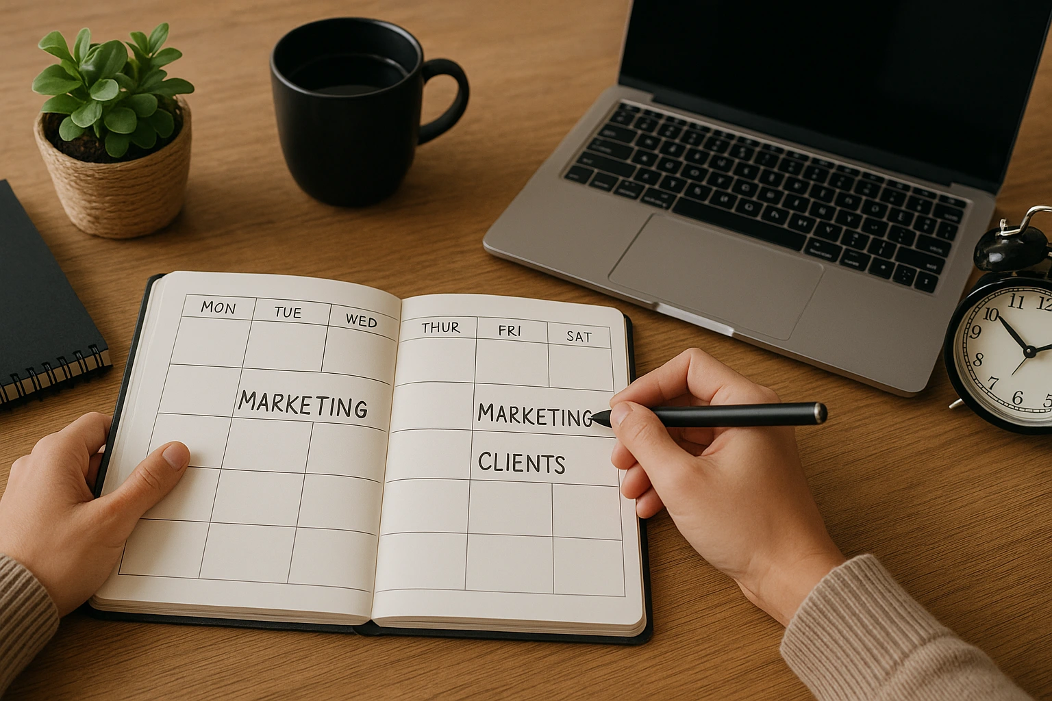 What a Balanced Marketing Week Looks Like for a Small Business